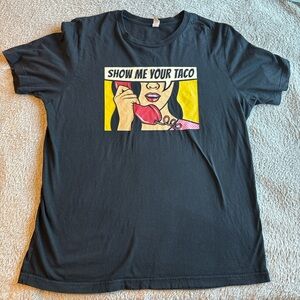 Graphic Black Tee - Show Me Your Taco